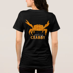Feeling Crabby, orange crab T-Shirt Tri-Blend Shirt