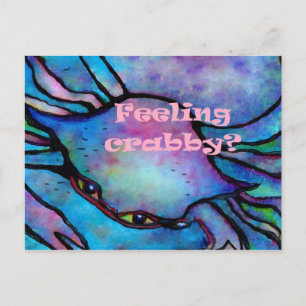 Feeling Crabby Postcard