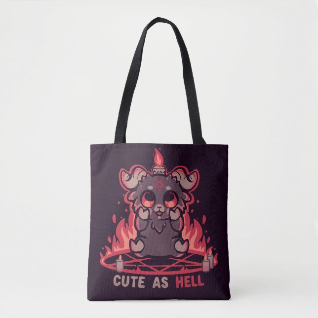Feeling Cute as Hell Tote Bag (Front)