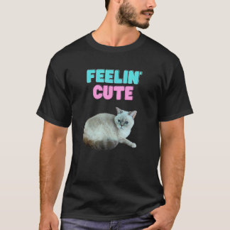 Feeling Cute Best Lovely Cat T-Shirt