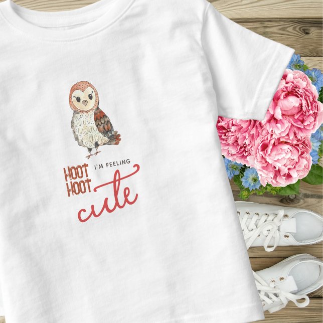 Feeling Cute Owl Kids Toddler T-Shirt (Creator Uploaded)