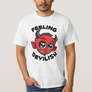 Feeling Devilish Cute Smiling Devil T-Shirt