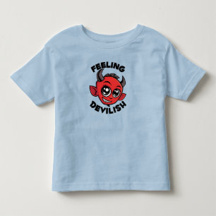 Feeling Devilish Cute Smiling Devil Toddler T-Shirt