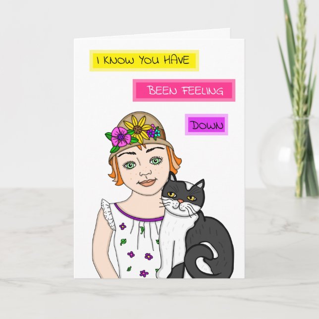 Feeling Down | Encouragement and Support Card (Front)
