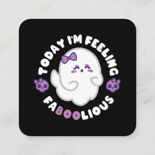 Feeling Faboolious Square Business Card
