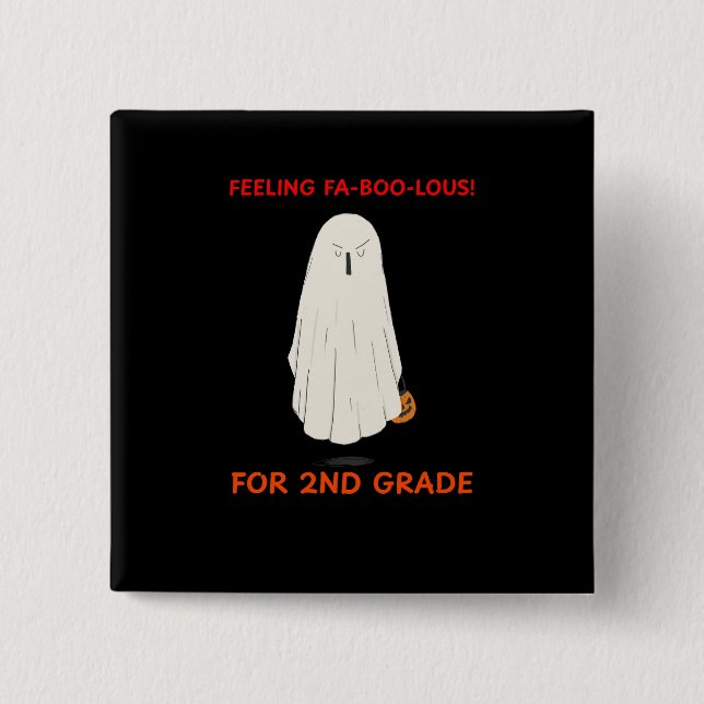 Feeling Faboolous 15 Cm Square Badge (Front)