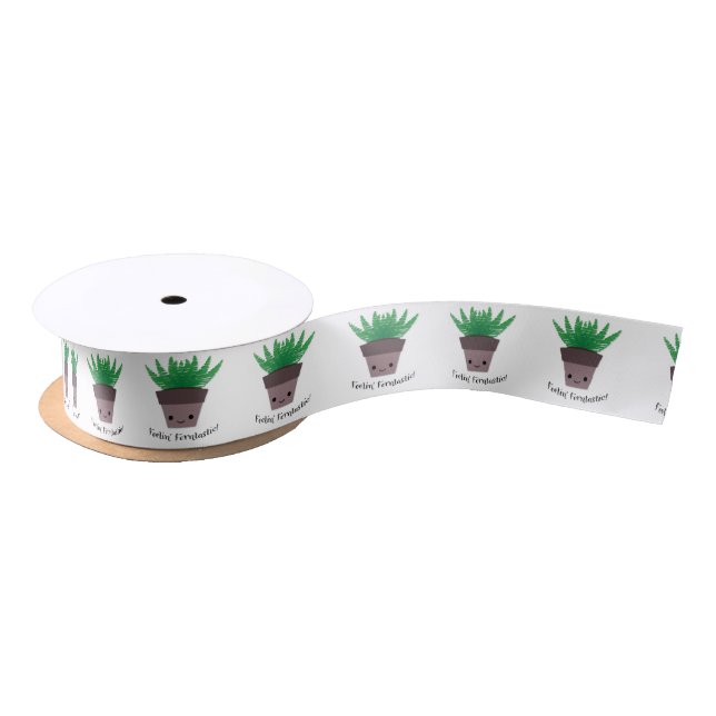 Feeling Ferntastic Fern Satin Ribbon (Spool)