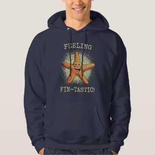 Feeling Fin-Tastic! - Retro Starfish Hoodie