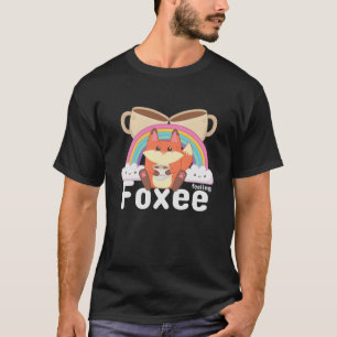 Feeling Foxee Cute Kawaii Fox Coffee T-Shirt