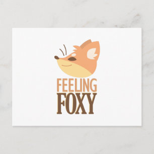 Feeling Foxy Postcard
