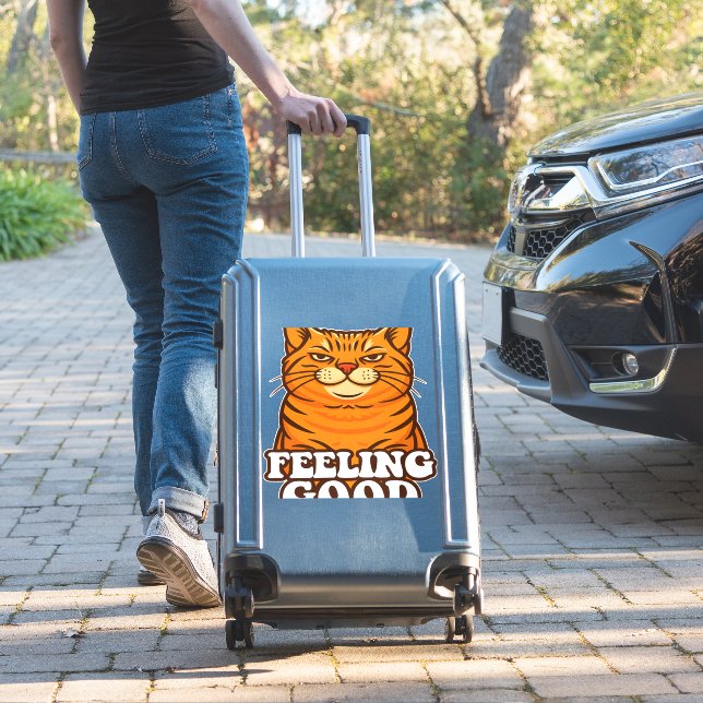 Feeling Good Cool Cat (Suitcase Insitu)