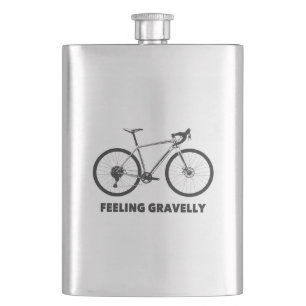 Feeling Gravelly Cycling Hip Flask