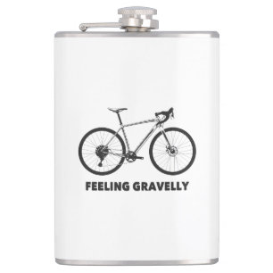 Feeling Gravelly Cycling Hip Flask