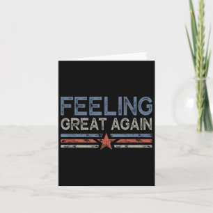 Feeling Great Again Trump Inauguration Day 2025 Card
