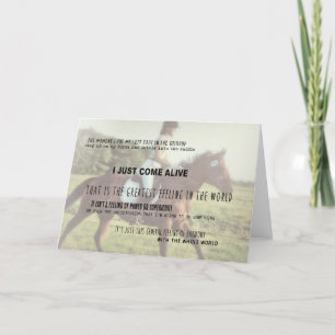 FEELING HARMONY Greeting Card