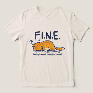 Feeling Internally Numb Everywhere Tri-Blend Shirt