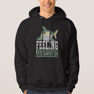 Feeling Jawesome Shark Animal Lover Marine Biologi Hoodie