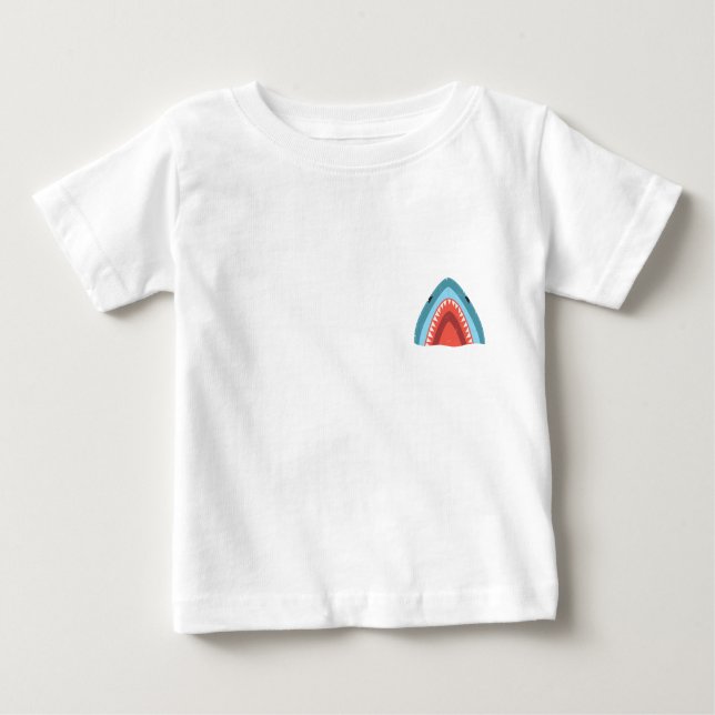 Feeling Jawsome Shark Funny Summer Puns Baby T-Shirt (Front)