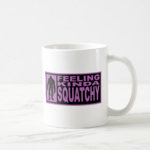 Feeling Kinda Squatchy - Finding Bigfoot Purple Coffee Mug