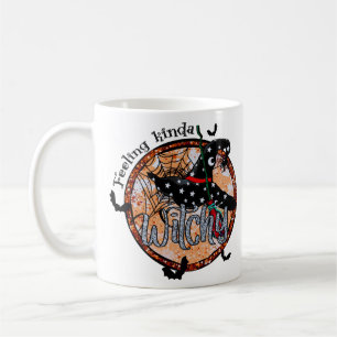 Feeling Kinda Witchy - Halloween Witch Hat Coffee Mug