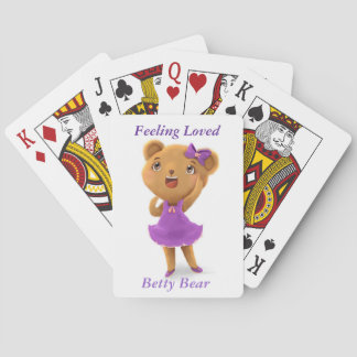 Feeling Loved, A Ted E. Bear Story Betty Bear Deck Playing Cards