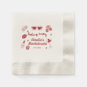 Feeling Lucky In Vegas Bachelorette,Girls Trip Nap Napkin