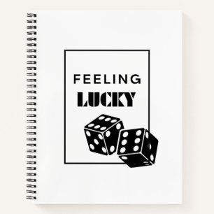 Feeling Lucky, Lucky Girl, Luckiest Girl, Black Notebook