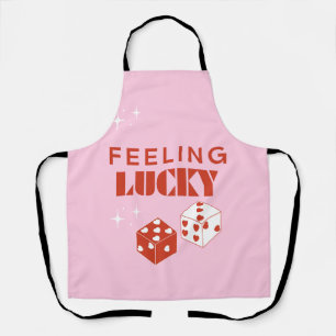  Feeling Lucky, Lucky Girl, Luckiest Girl, Pink Apron