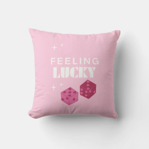 Feeling Lucky, Lucky Girl, Luckiest Girl, Preppy Cushion