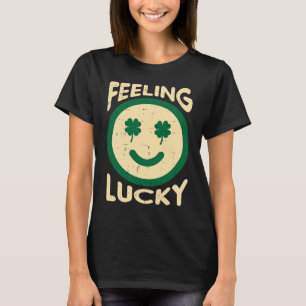Feeling Lucky Shamrock Saint St Patricks Day Men W T-Shirt