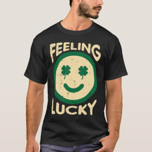 Feeling Lucky Shamrock Saint St Patricks Day Men W T-Shirt