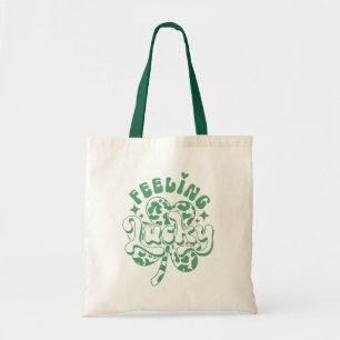 Feeling Lucky Shamrock   St. Patrick’s Day Tote Bag