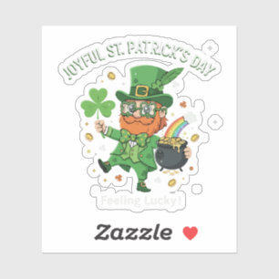 Feeling Lucky St. Patrick's Day Cute Leprechaun