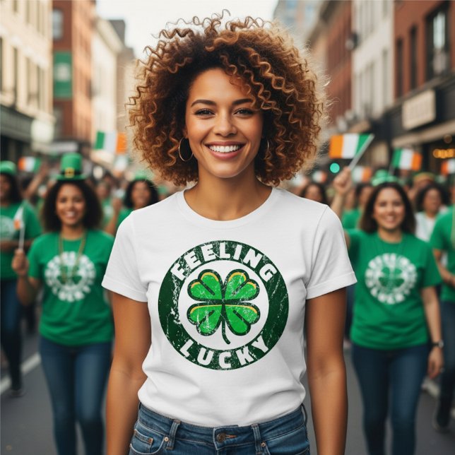 Feeling Lucky - St Patrick's Day  T-Shirt (Creator Uploaded)