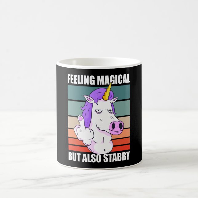 Feeling Magical But Also Stabby Coffee Mug (Center)