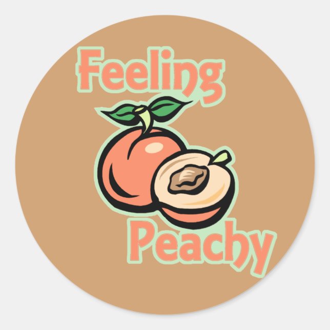 Feeling Peachy Stickers (Front)