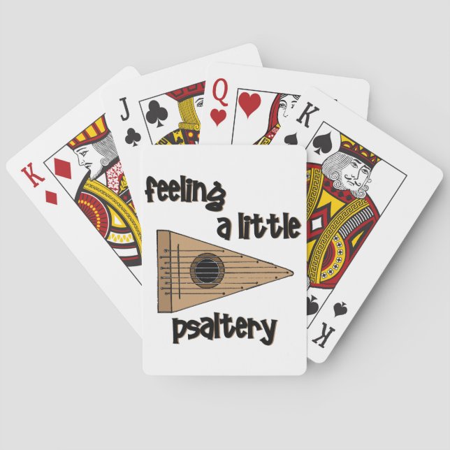 Feeling Psaltery Playing Cards (Back)