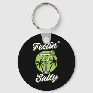 Feeling Salty Funny Cinco De Mayo Margarita Mexica Key Ring