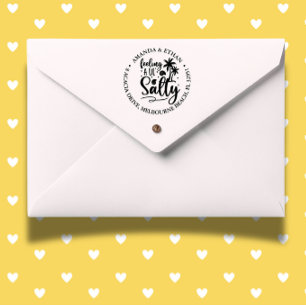 feeling salty self-inking stamp