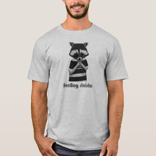 Feeling Sinister Funny Racoon T-Shirt