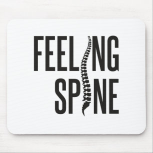 Feeling Spine Funny Chiropractor Chiropractic Team Mouse Pad