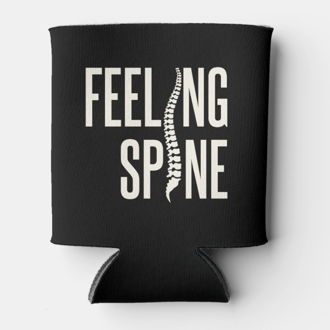 Feeling Spine Orthopaedic Nurse Orthopaedist Can Cooler (Front)