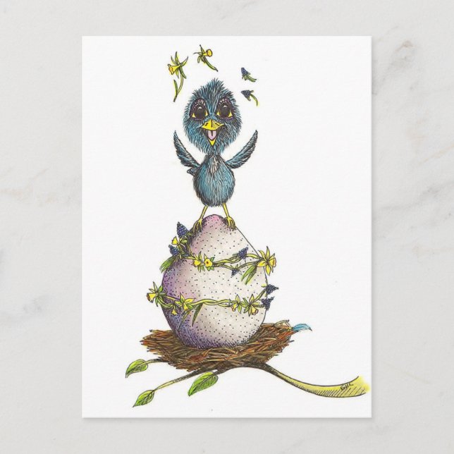 Feeling Springy Postcard (Front)