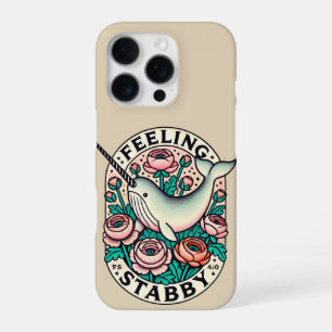 Feeling Stabby Narwhal iPhone 16 Pro Case