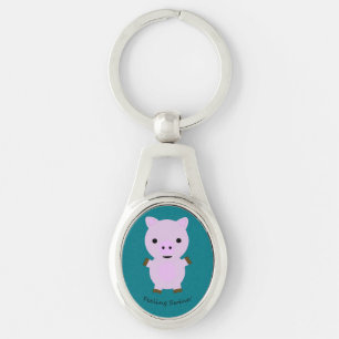 Feeling Swine Pig Key Ring