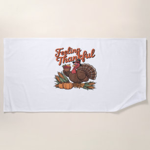 Feeling thankful Classic T-Shirt Beach Towel