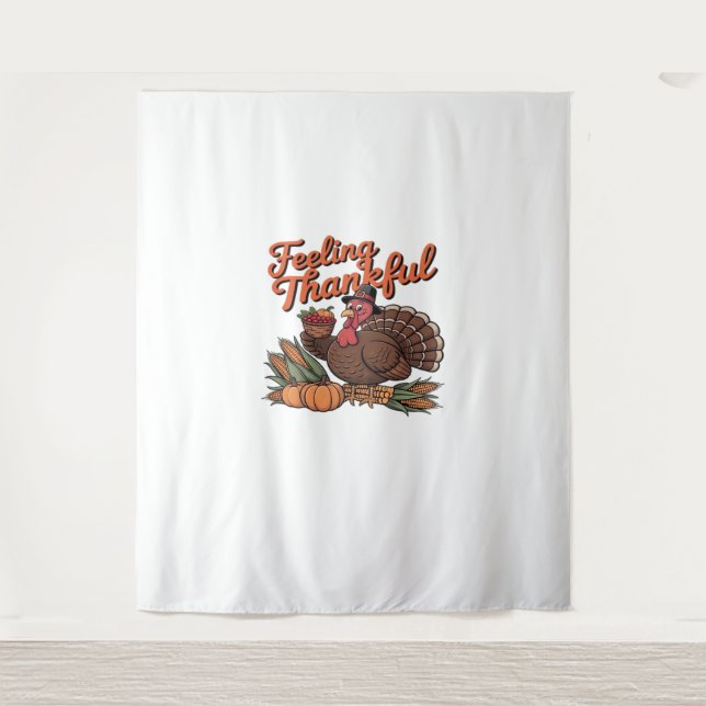 Feeling thankful Classic T-Shirt Tapestry (Front)