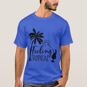Feeling tropical Basic Dark T-Shirt
