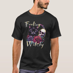 Feeling Witchy Black Cat Classic T-Shirt