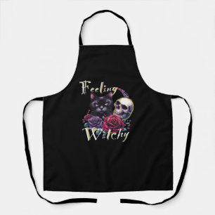 Feeling Witchy Black Cat Classic T-Shirt Apron